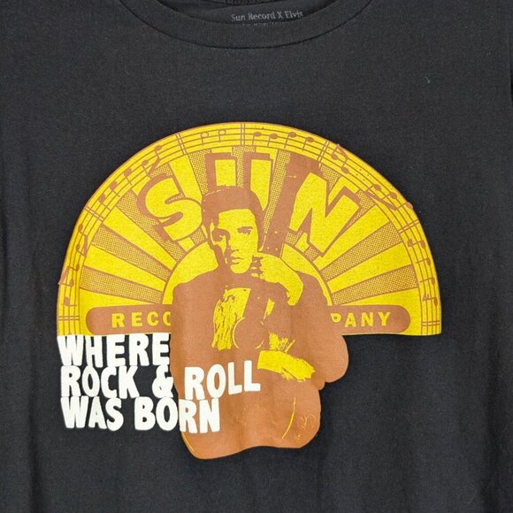 (2/$20) Sun Records Elvis Presley Graphic Tee - Picture 2 of 4